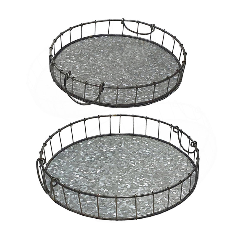 S / 2 plateaux en fer