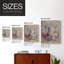 «Vintage Floral Print», impression encadrée CCLXI - bois massif-112364073-112364077
