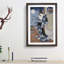 Autumn Moon Over Miho by Utagawa Kunisada - Single Picture Frame Painting-55456930-55456931