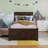  Nantucket Solid Wood Platform Bed with Matching Footboard & Trundle-96140456-96140455