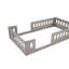 Lit plateforme simple avec garde-corps naturel - finition en bois massif, fabrication stable-1167039189