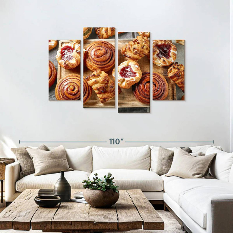 Yarlin Danish Baked Goods, 48'' H x 75'' W