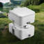 Toilette ronde deux pièces VEFOR 3,2 gallons GPF (siège inclus)