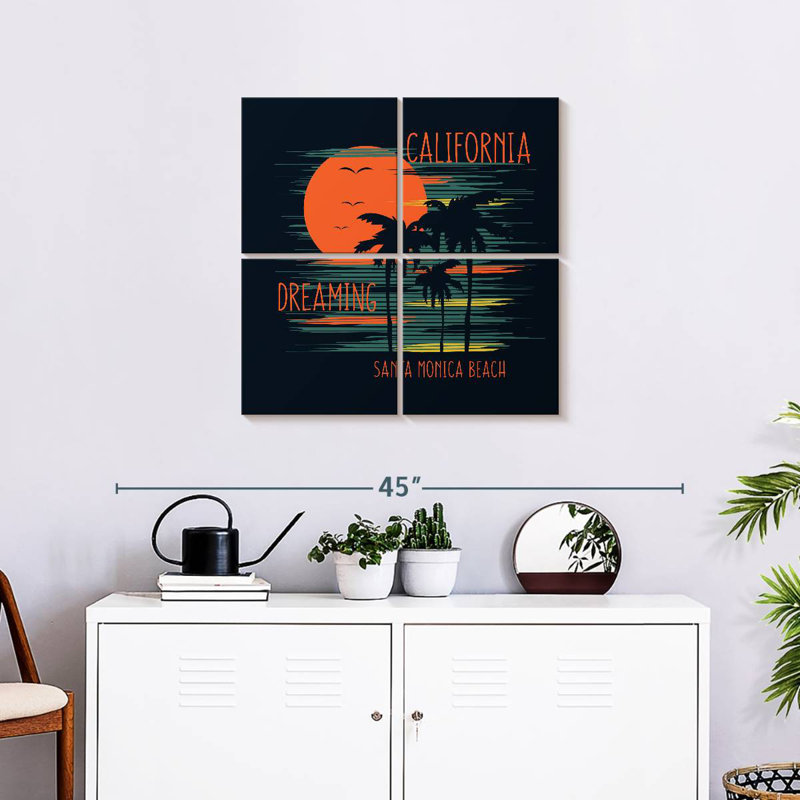 Tergel California Dream Sunset, H 26 po x l 26 po