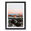 Pink Capped Mountains in Italy - Framed Print-55768733-55768737