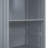 Queen Size Murphy Bed with Built-in Shelves, Foldable Wall Bed for Guest Room Bedroom, Gray