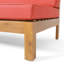 BANC D'ANGLE GAUCHE EN X