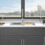 Évier de cuisine en quartz - Évier de cuisine encastré en granite 30 x 19 po-107262408