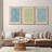 " Botanical Pattern And Crafts Movement Design Nature Landscape Vintage Classic Rustic Art Decor " 3 - Pieces-98696085-98696086