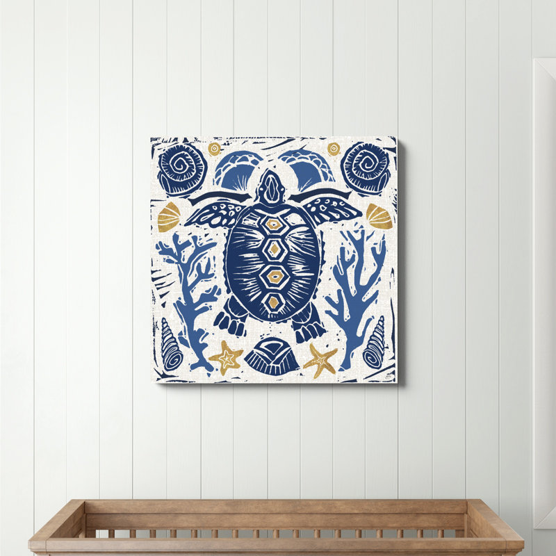 «Primitive Sea III» par Daphne Brissonnet, impression sur toile tendue, H 30 po x l 30 po