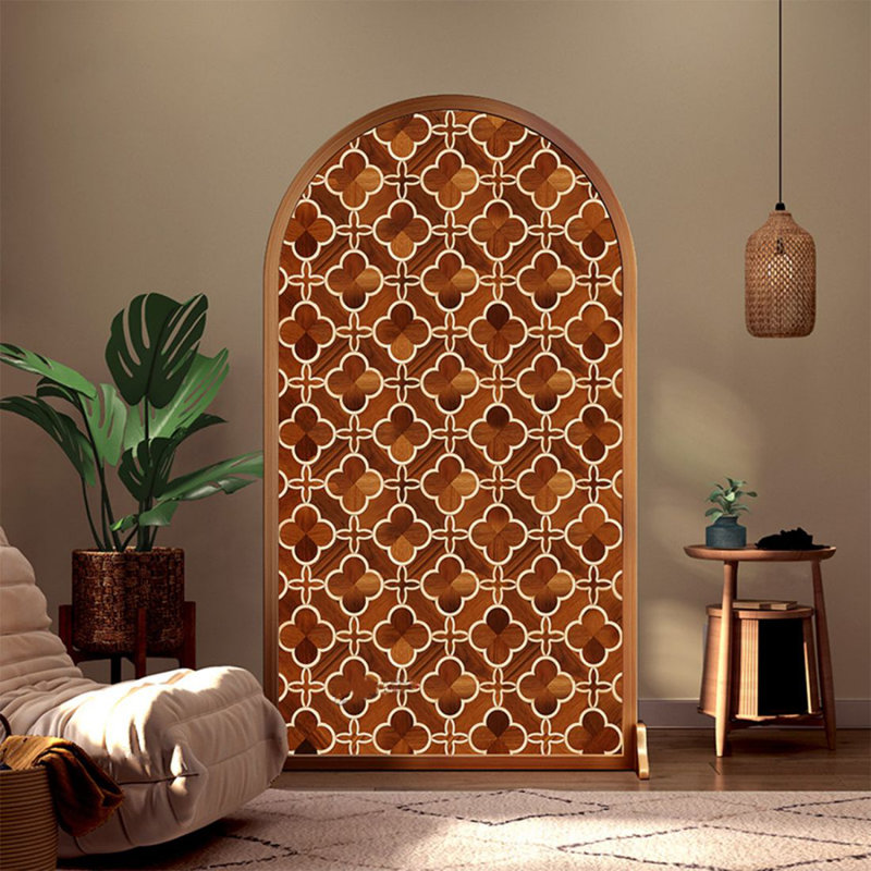 Cloison 1 pièce en bois massif, H 70,87 po x l 55,12 po x P 1,57 po