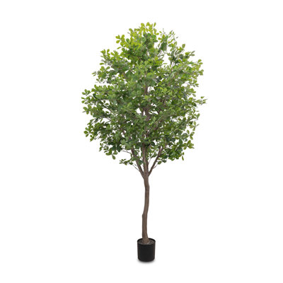 Faux Aralia Faux Foliage Tree in Pot