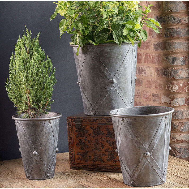 Brianne Metal Pot Planter