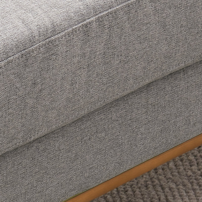 Upholstered Armchair, Grey