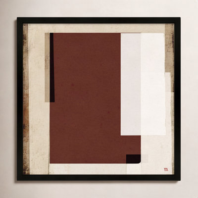 City Scape Brown Print by Marco Marella