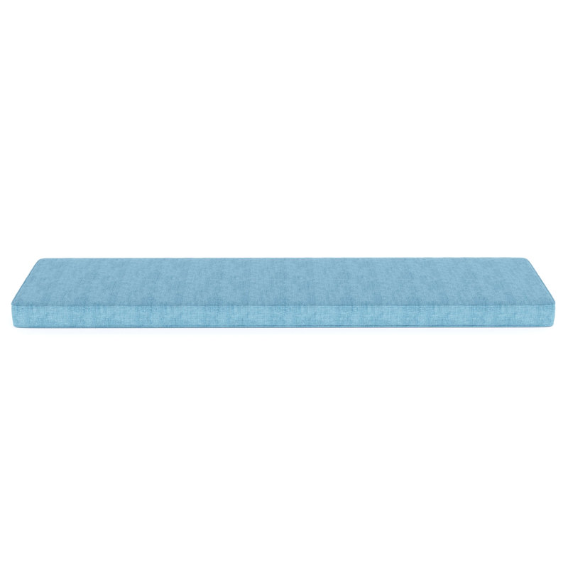 Indoor/Outdoor Sunbrella® Seat Cushion, Cast Horizon Sunbrella® Plainweave, 44" W x 18" D