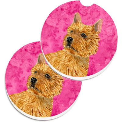 Sous-verre barbu collie voiture