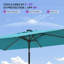 Parasol de table rectangulaire 5 'x 8'-507739096