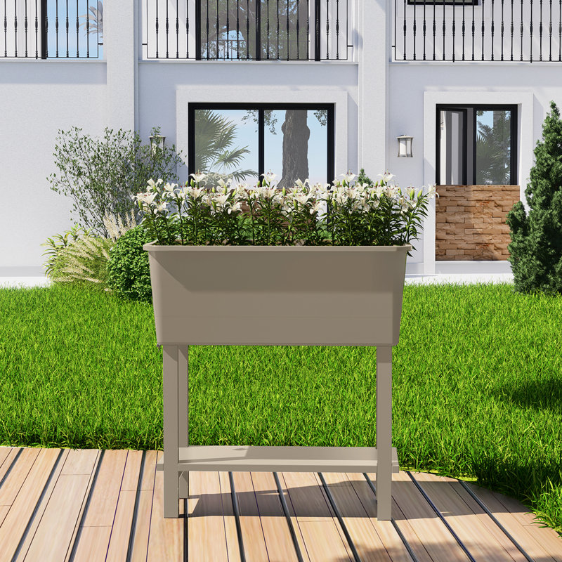 Elevated Planter, Khaki