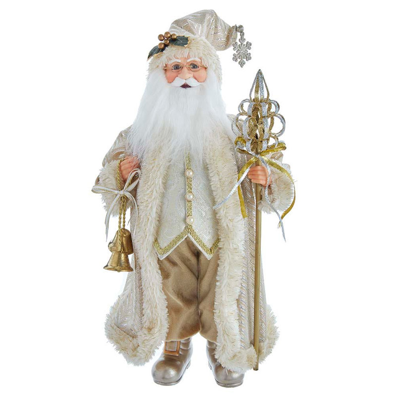 Père Noël clair avec personnel et clochettes