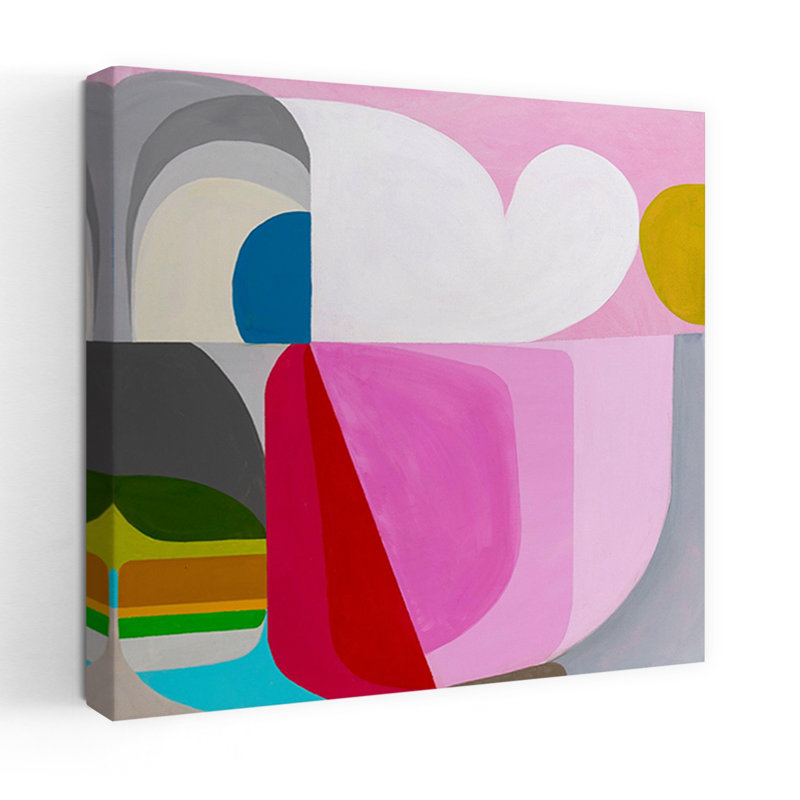 Seuil abstrait, art contemporain, H 32 po x l 32 po