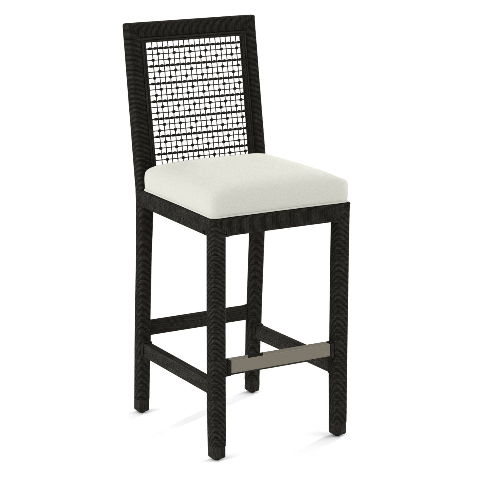Soren 30" Bar Stool, Antique Black, Kensington Spa