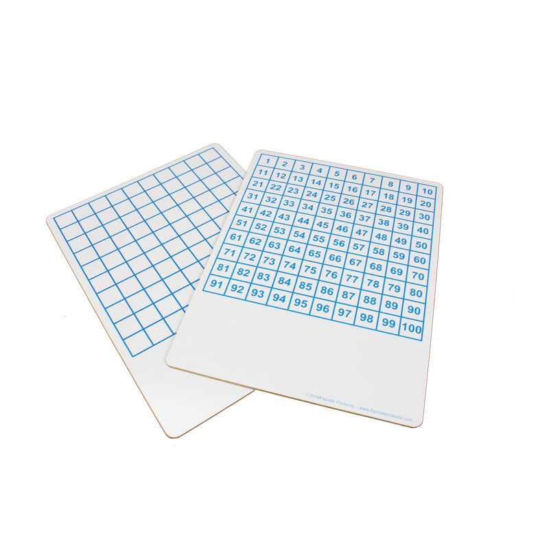 Lap Board Melamine Reversible Medium - 4' - 6' Whiteboard
