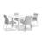 Pasha Sled Dining Chair in Wool-22568693
