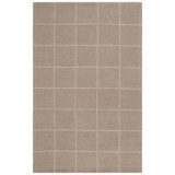 Martha Stewart 300 Hand Tufted Wool/Cotton with Latex Geometric Rug in Beige