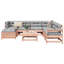 Wicker 6 - Person Garden Lounge Set