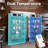 Veecool Commercial Refrigerator Freezer Combo Wifi With Smart App Control, 72" 54 Cu.ft Dual Temperature Upright Freezer, 3 Door 3 Section Stainless Steel Reach In Fridge For Restaurant Church School