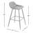 Iraiz Upholstered Counter Stool with Metal Frame-1791533004