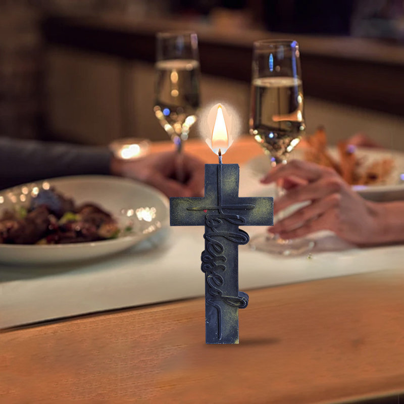 Bougie d'Halloween Crucifix Aromatherapie