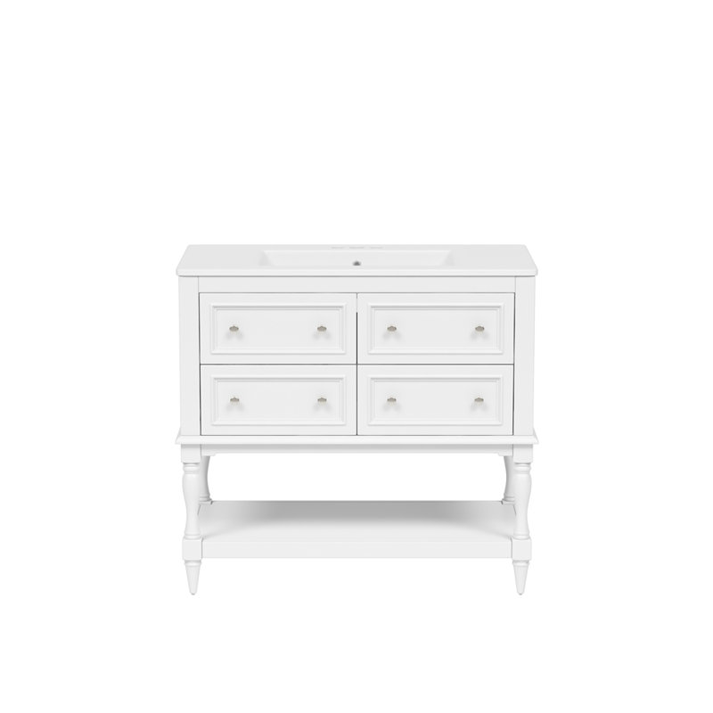 Ensemble de meuble-lavabo 36 po avec lavabo 36 po, Blanc
