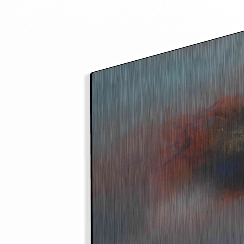 «Into the Blue» par Eelco Maan - reproduction d'art sur métal sans cadre, L 36 po x H 12 po