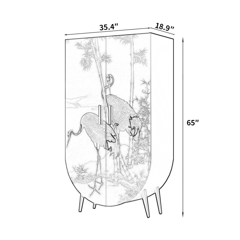 Garde-robe de chambre à coucher multifonctionnel