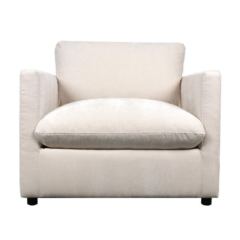 Chaise Blanchett - Tissu lin ivoire Contessa