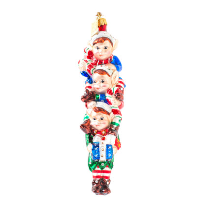 Ornement de figurine suspendue pile of elfes