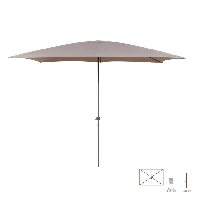 Wilbur 200cm X 300cm Rectangular Market Parasol