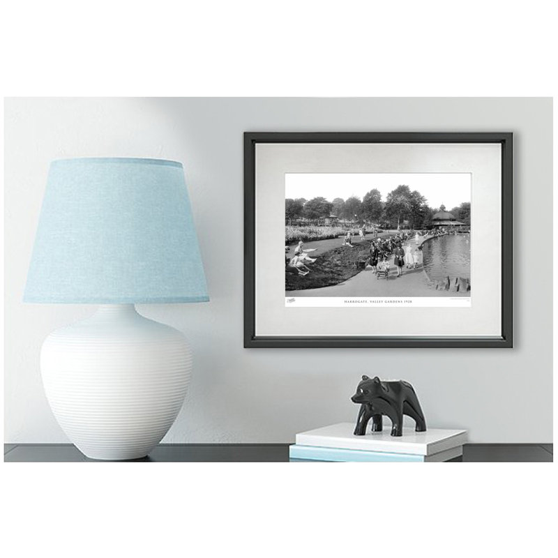 Harrogate, Valley Gardens 1928 - Single Picture Frame Print, 45cm H x 60cm W x 2.3cm D