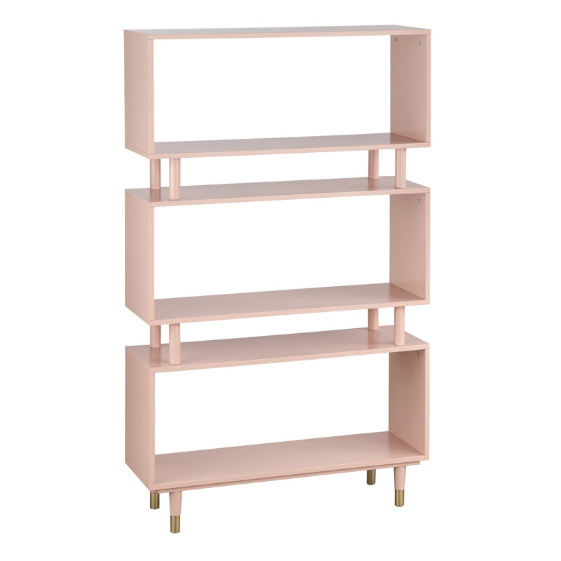 Camylle Bookcase, Blush Pink