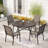 Basima 4 - Person Patio Dining Set with Round Table