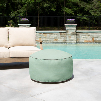 Repose-pieds extérieur rembourré Demi avec coussin Sunbrella®