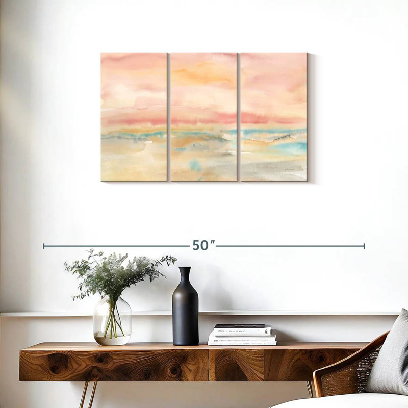 Avery Blush Seascape, H 20 po x l 33 po