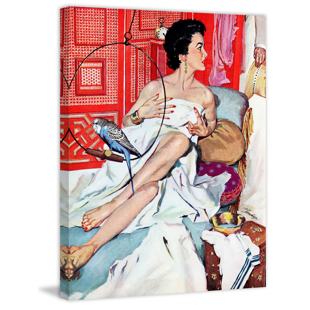Vintage Fashion The Strange Woman Print on Wrapped Canvas Marmont Hill 