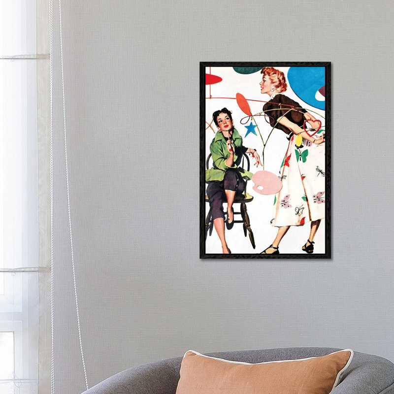 1954 Woman Magazine Plate by The Advertising Archives - Gallery-Wrapped Canvas Giclée on Canvas, 66.04 cm H x 45.72 cm W