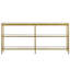  Console rectangulaire en laiton Alexis-1160186109-1160186110