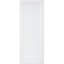 Shaker à dalle 1 panneau en bois massif blanc 80 po x 18 po avec trousse-124238480