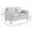 Preston 52.4" Square Arm Tufted Loveseat-19768756
