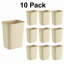 Poubelle rectangulaire en plastique 7 gallons | Ensemble de 10-132486561